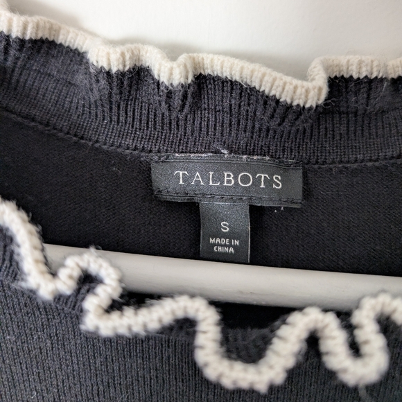 Talbots Ruffle Collar Sweater - Picture 3 of 3